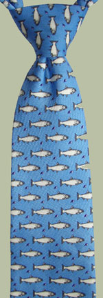 March Brown Fish Tie