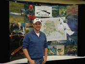 Volunteer Chris Gatch at the Dallas Safari Club Convention